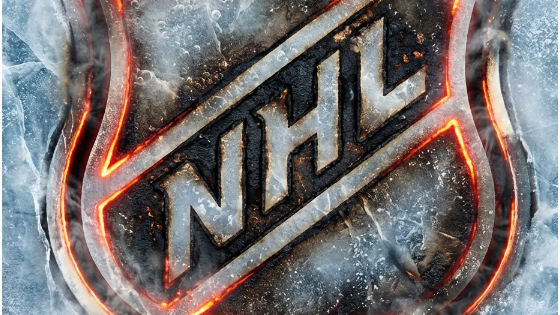 nhl logo fire